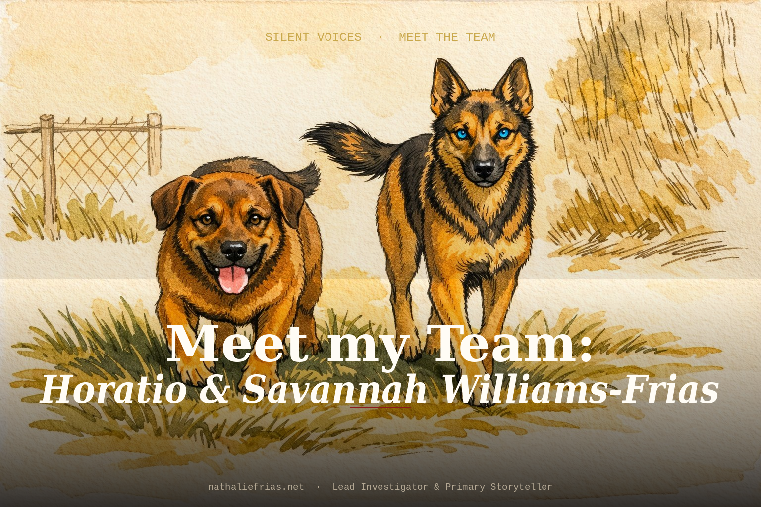 Meet my Team: Horatio and Savannah Williams-Frias