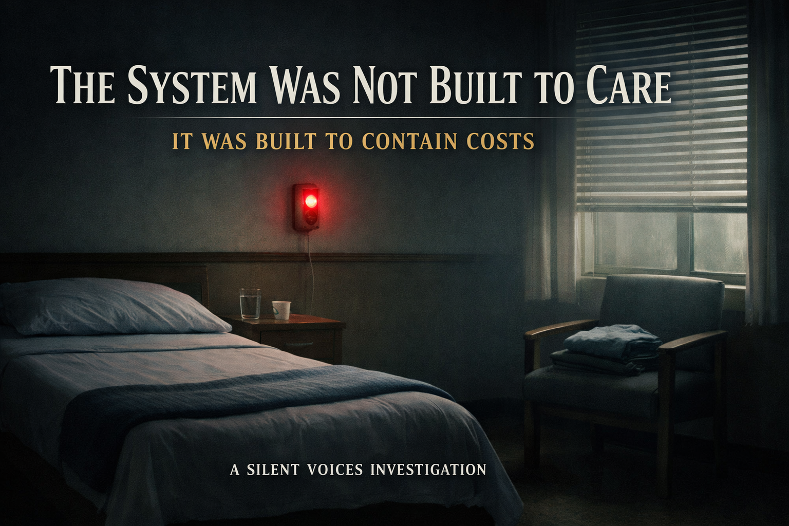 The System Was Not Built to Care, It Was Built to Contain Costs